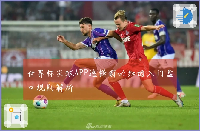 世界杯买球APP选择前必知的入门盘口规则解析